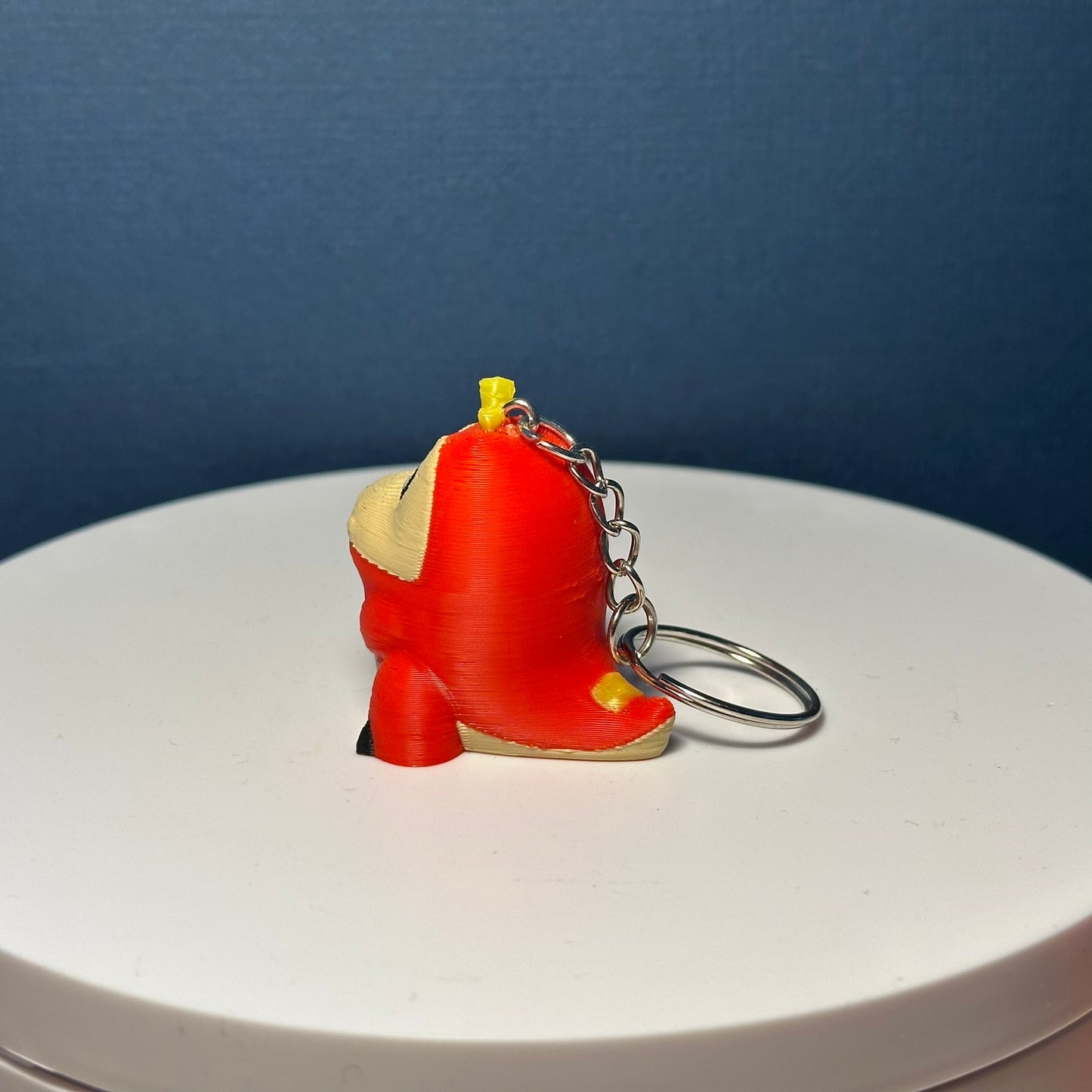 Porte-clés 3D Chochodile Pokémon, Pokémon Fuecoco Keychain