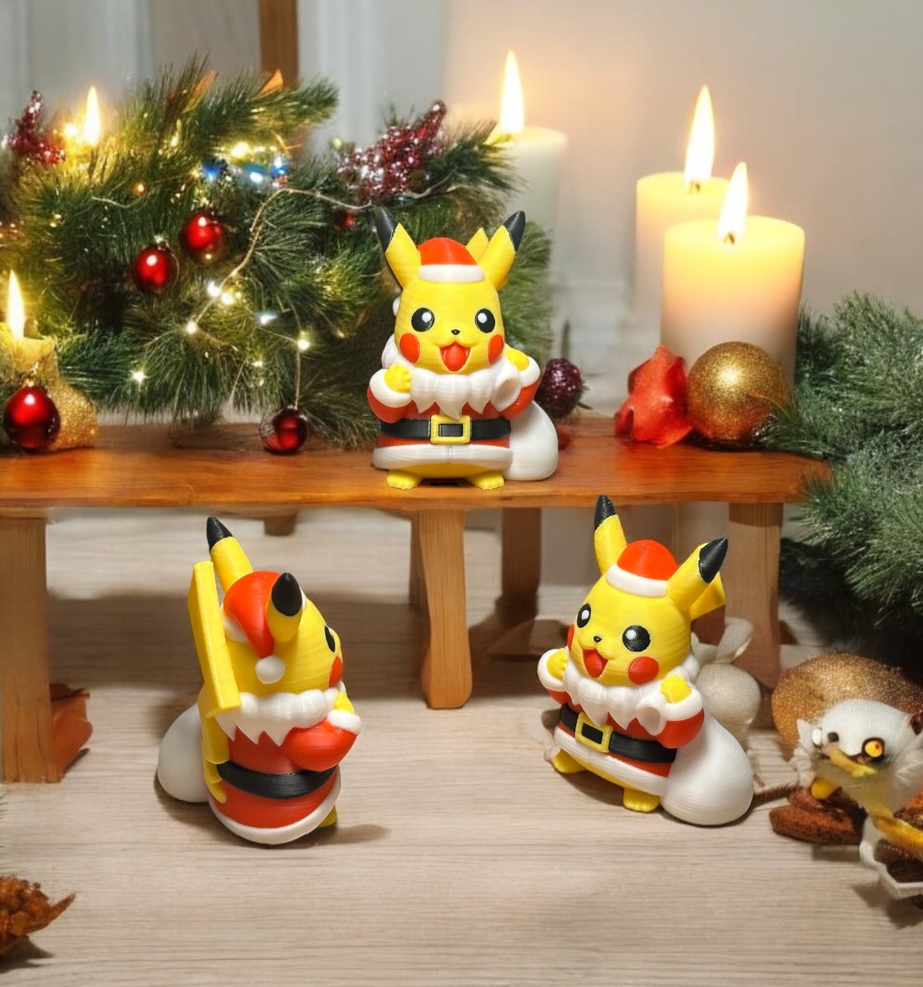 Pokémon Pikachu Christmas Edition Figure - Festive Collection