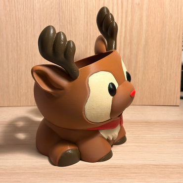 Bols à laine en forme de renne de Noël