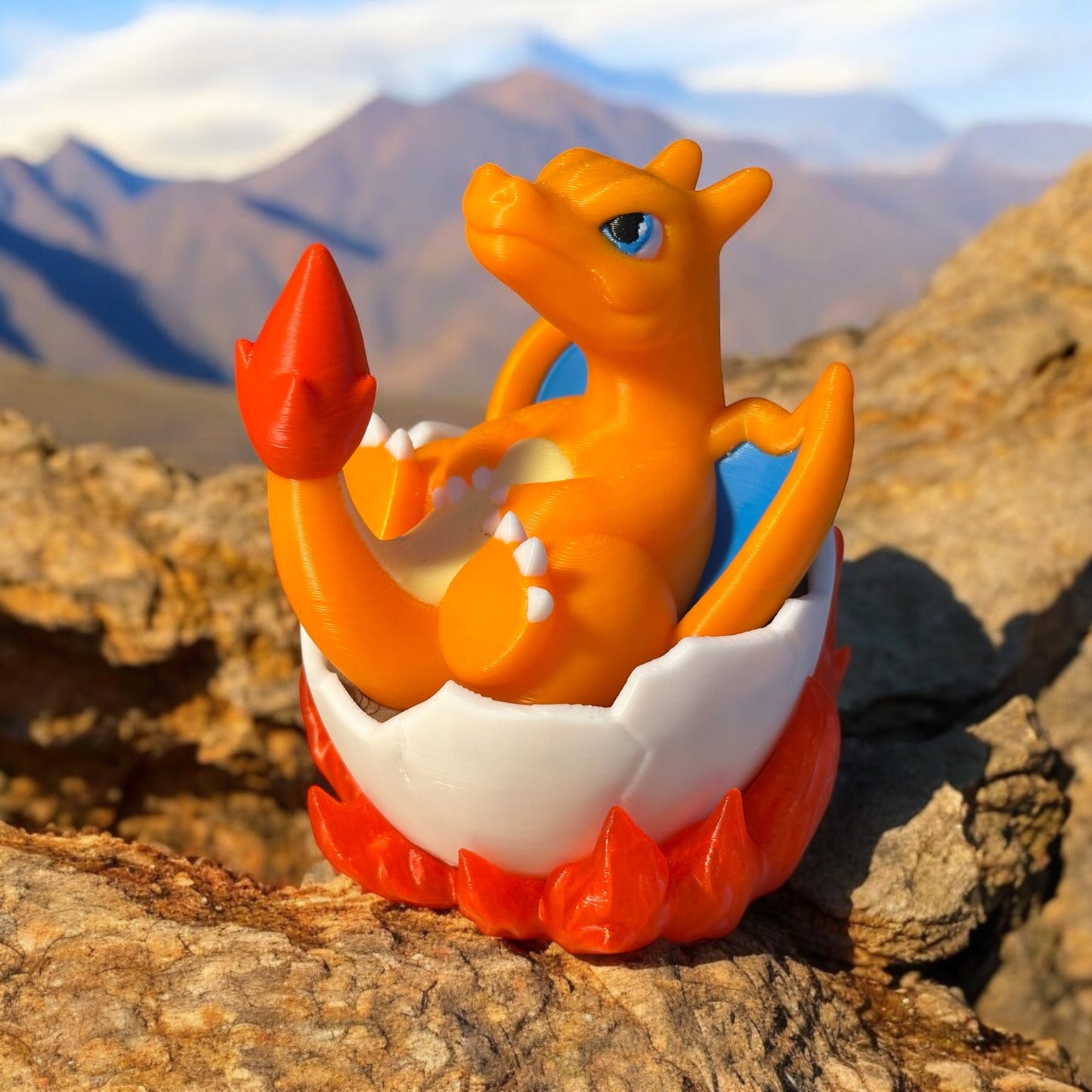 Figurine Dracaufeu dans son oeuf (de Pâques) - Édition Spéciale Pokémon