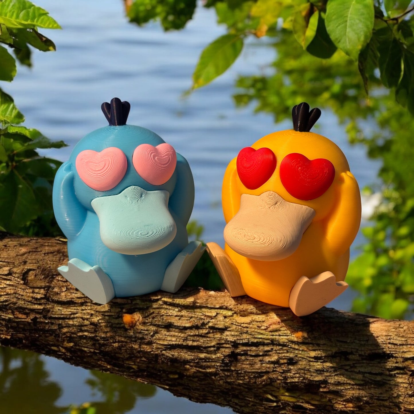 Love Psyduck figure, perfect Pokémon gift for Valentine's Day!