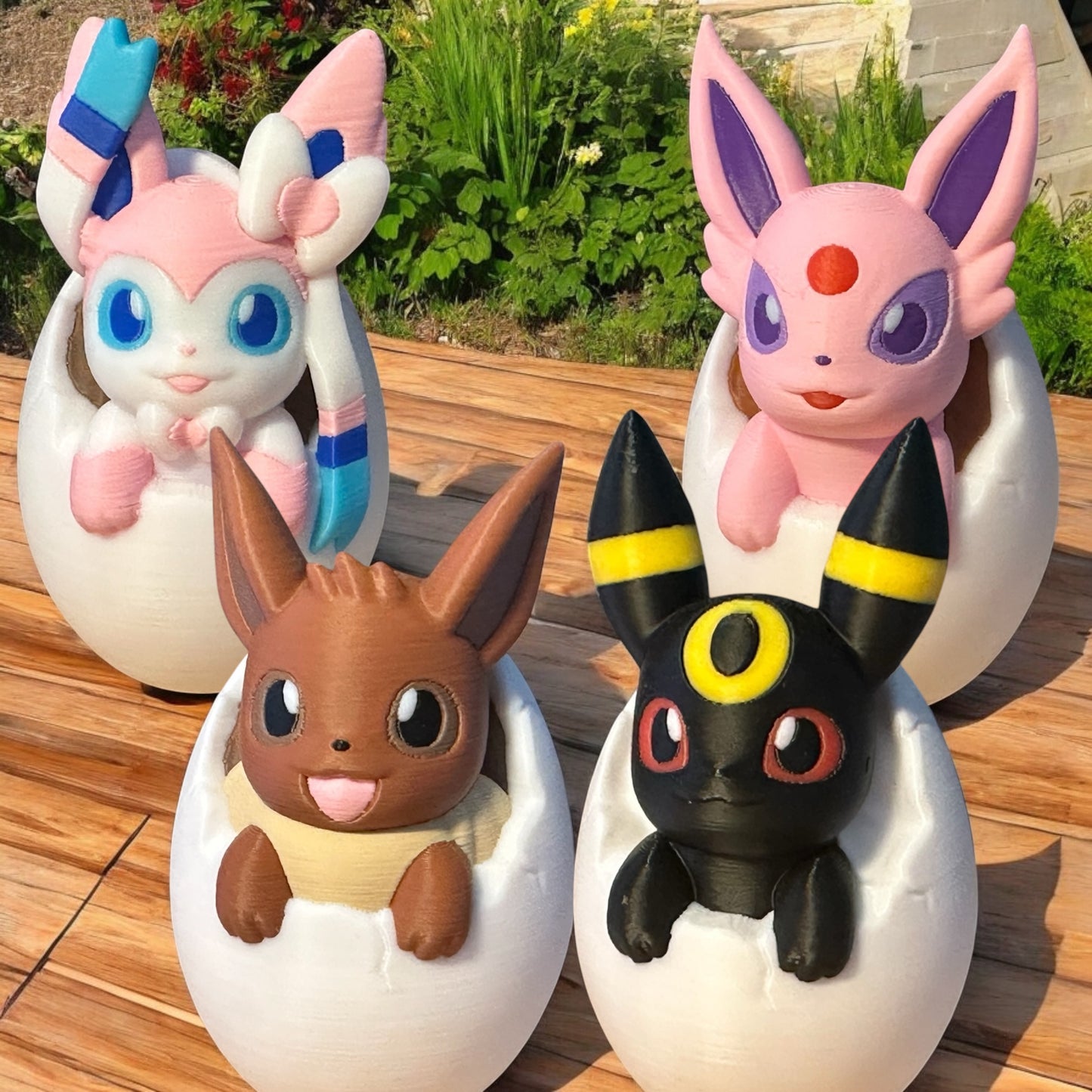 Figurines Évoli et Évolutions - oeuf de paques pokemon