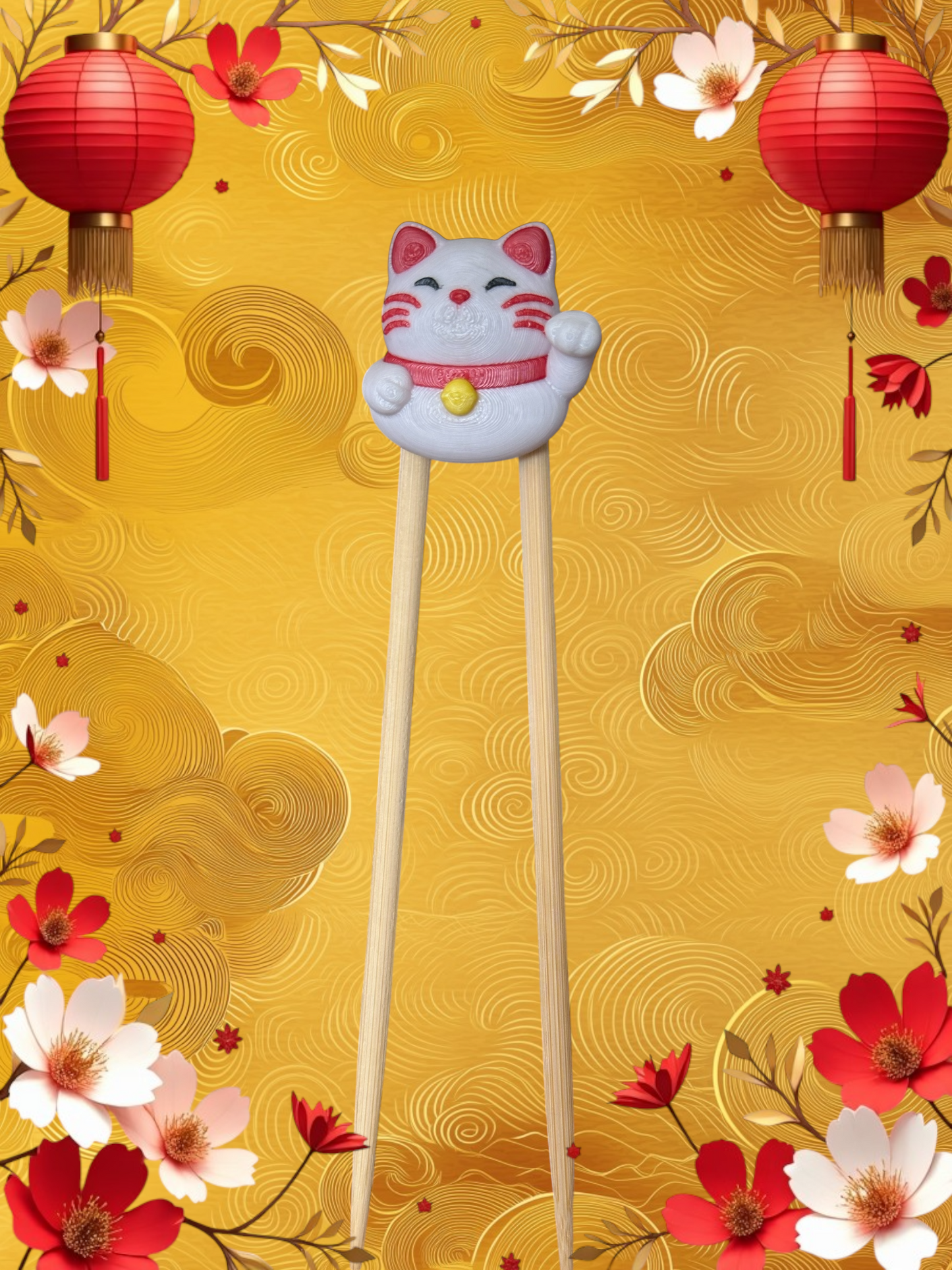 Porte-baguettes japonais en 3D – Maneki Neko, Ninja, Panda, Maki & Torii
