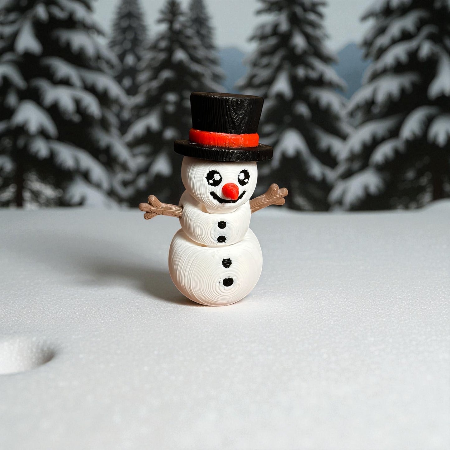 Figurines articulées de Noël – Père Noël, Renne et Bonhomme de neige