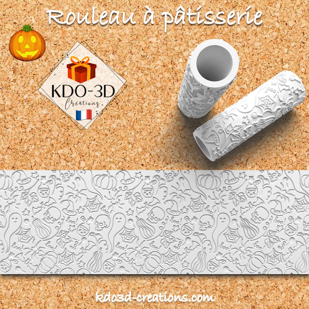 Halloween Rolling Pin - Assorted Patterns