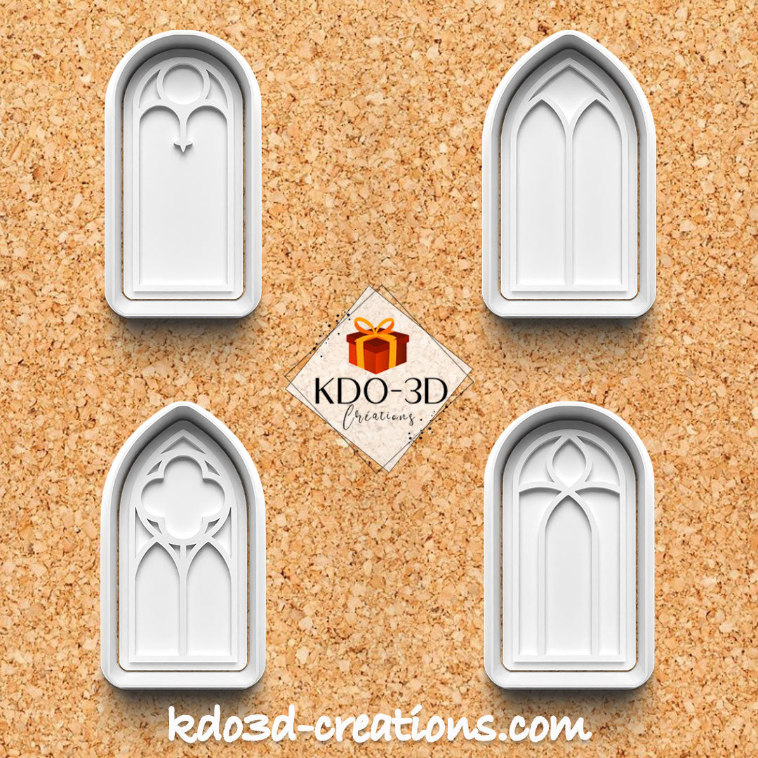 Emporte-pièces fenêtre église gothique