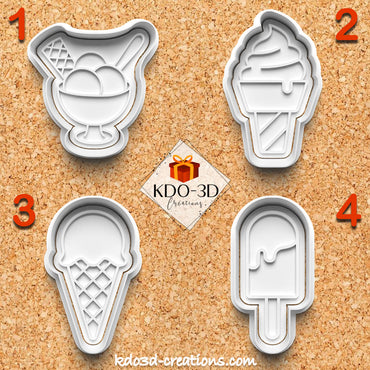 Ice Cream Cookie Cutters Pack 1