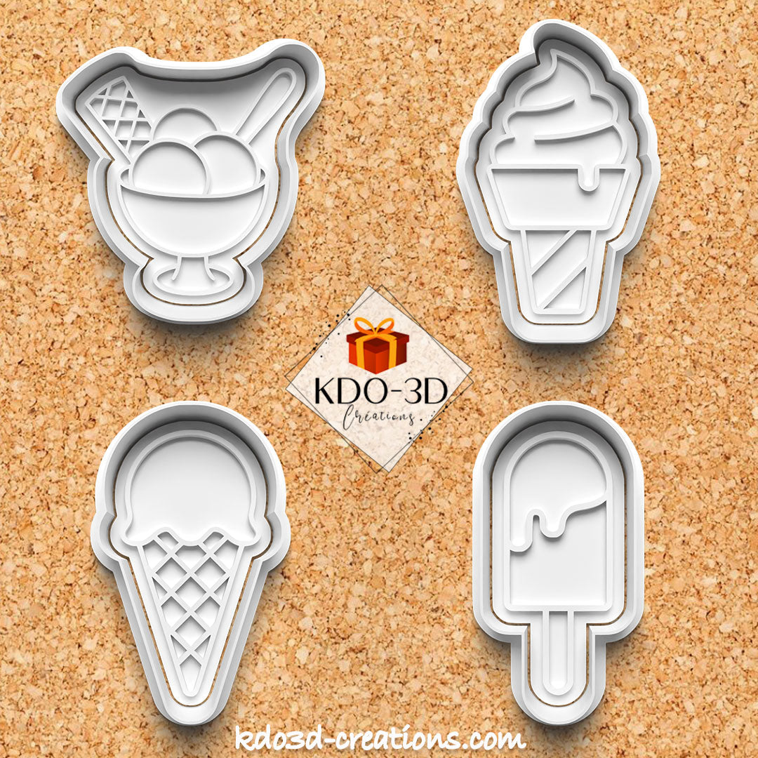 Ice Cream Cookie Cutters Pack 1