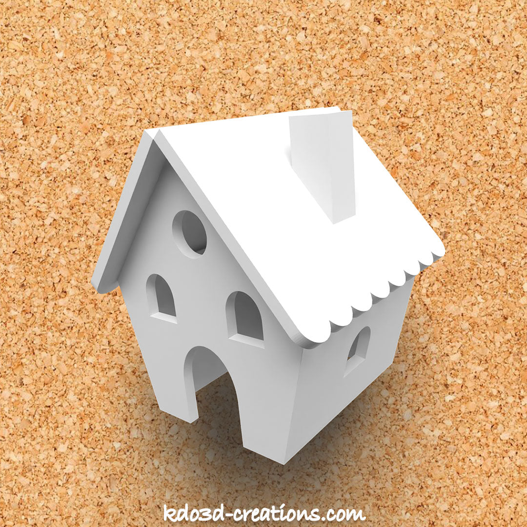 3D Christmas House Cookie Cutters