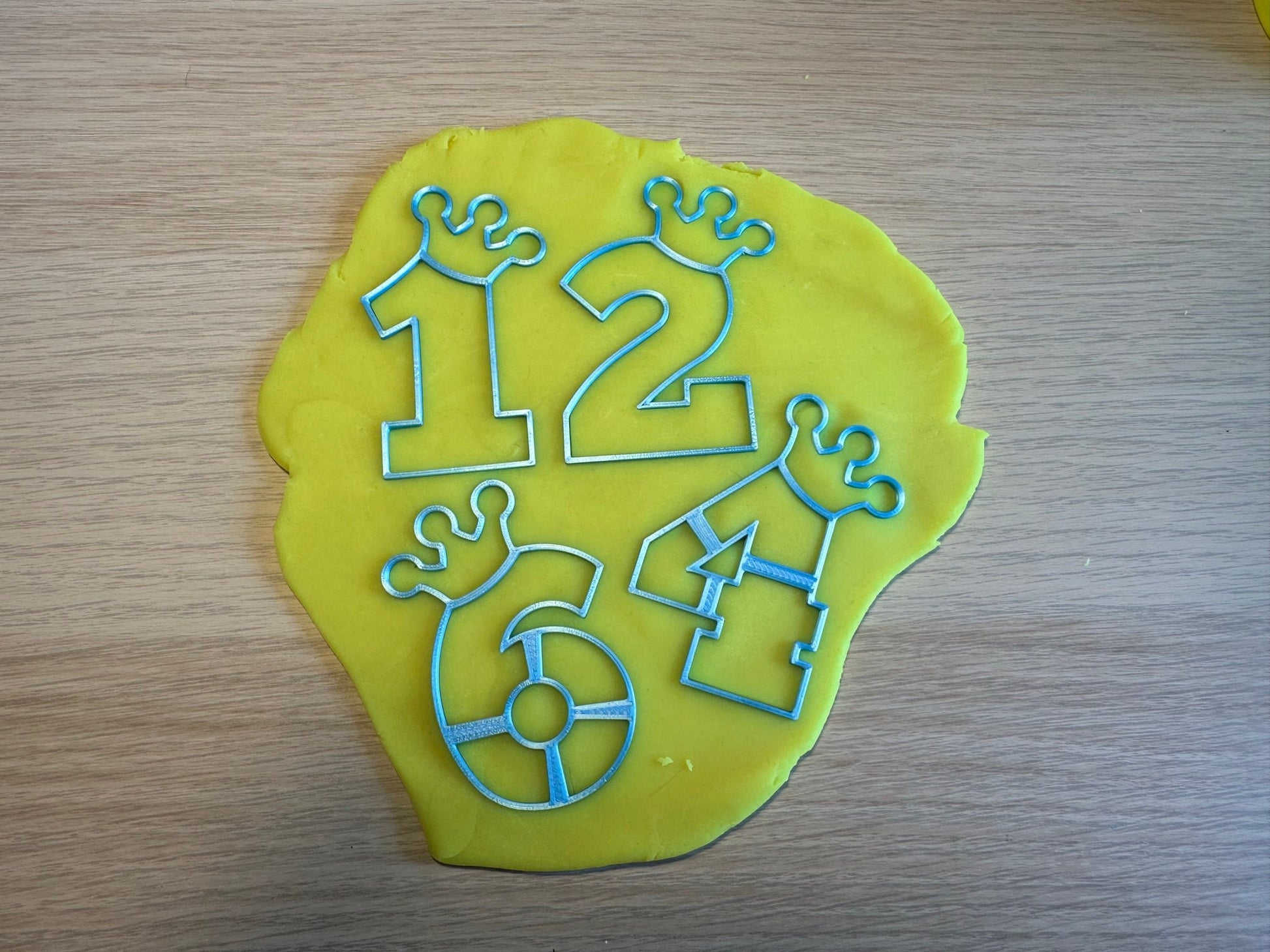 Emporte-pièces anniversaire, moule à biscuits, emporte-pièces chiffre nombre