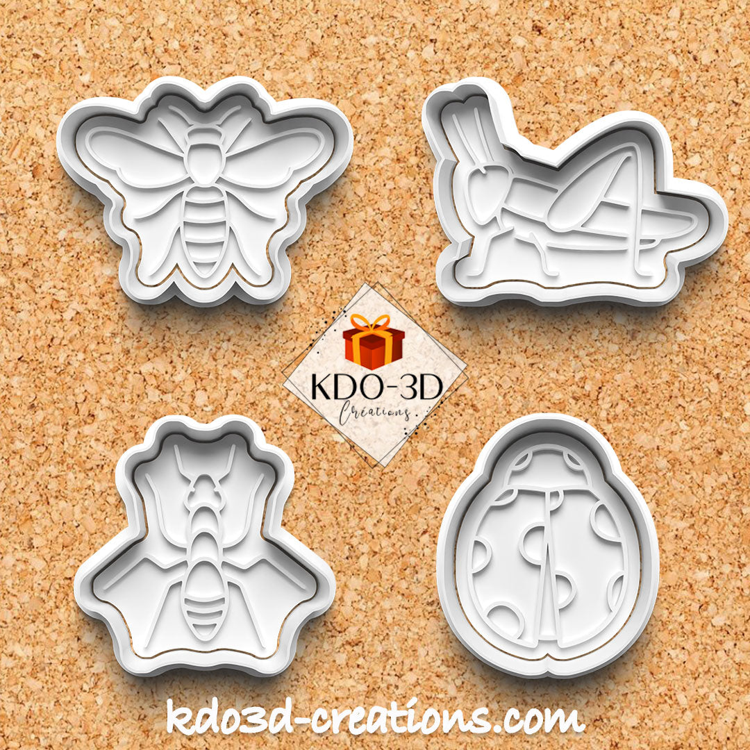 Insect cookie cutters
