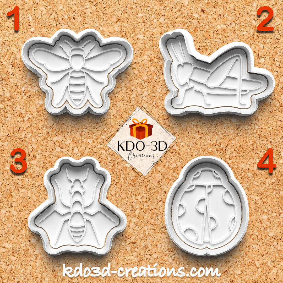 Insect cookie cutters