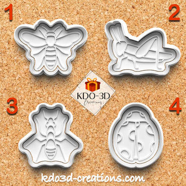 Insect cookie cutters