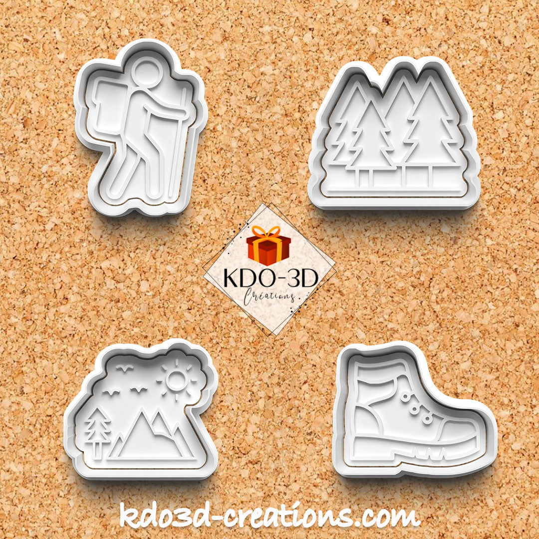 Hiking Theme Cookie Cutters