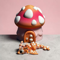 Mycelune - Dragon Champignon Articulé | Figurine Dragon 3D
