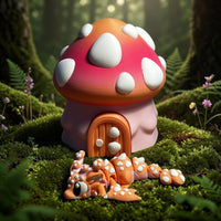 Mycelune - Dragon Champignon Articulé | Figurine Dragon 3D