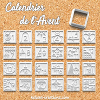 Emporte-pièces Calendrier de l'Avent
