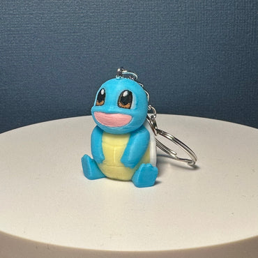 3D Pokemon Squirtle Keychain, Pokemon Squirtle Keychain