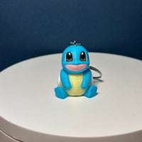 Porte-clés 3D Carapuce Pokémon, Pokémon Squirtle Keychain