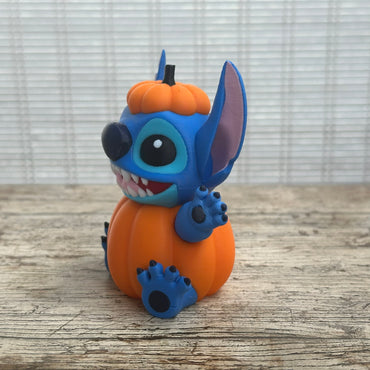 Figurine Stitch Citrouille d'Halloween