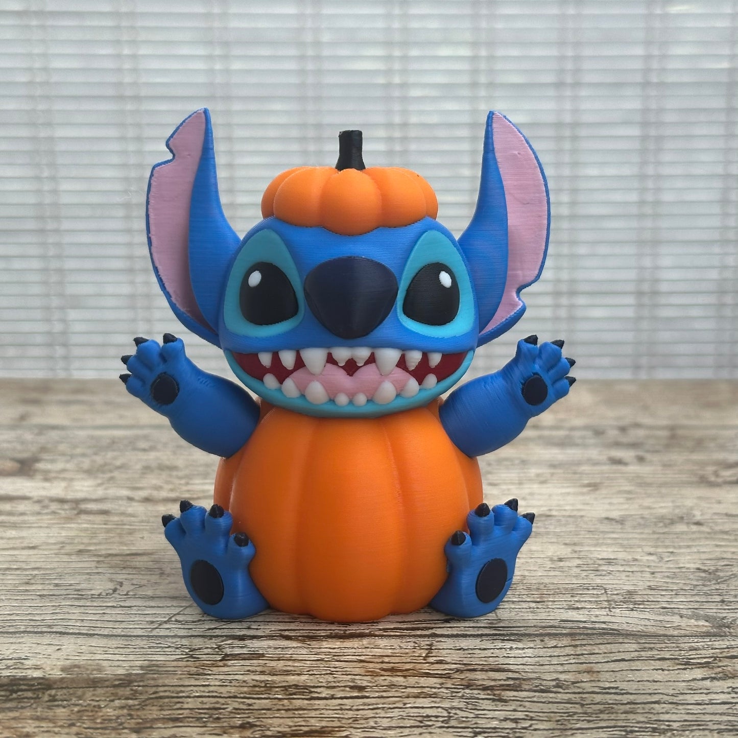 Figurine Stitch Citrouille d'Halloween