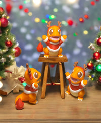 Figurine Pokémon Salamèche Édition Noël - Charmander