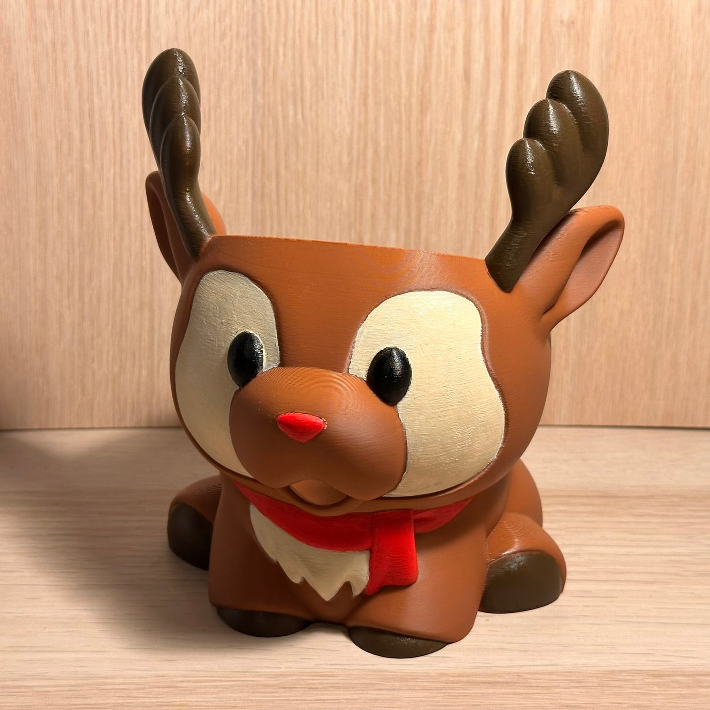 Bols à laine en forme de renne de Noël