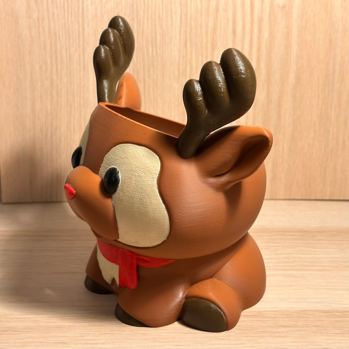 Bols à laine en forme de renne de Noël