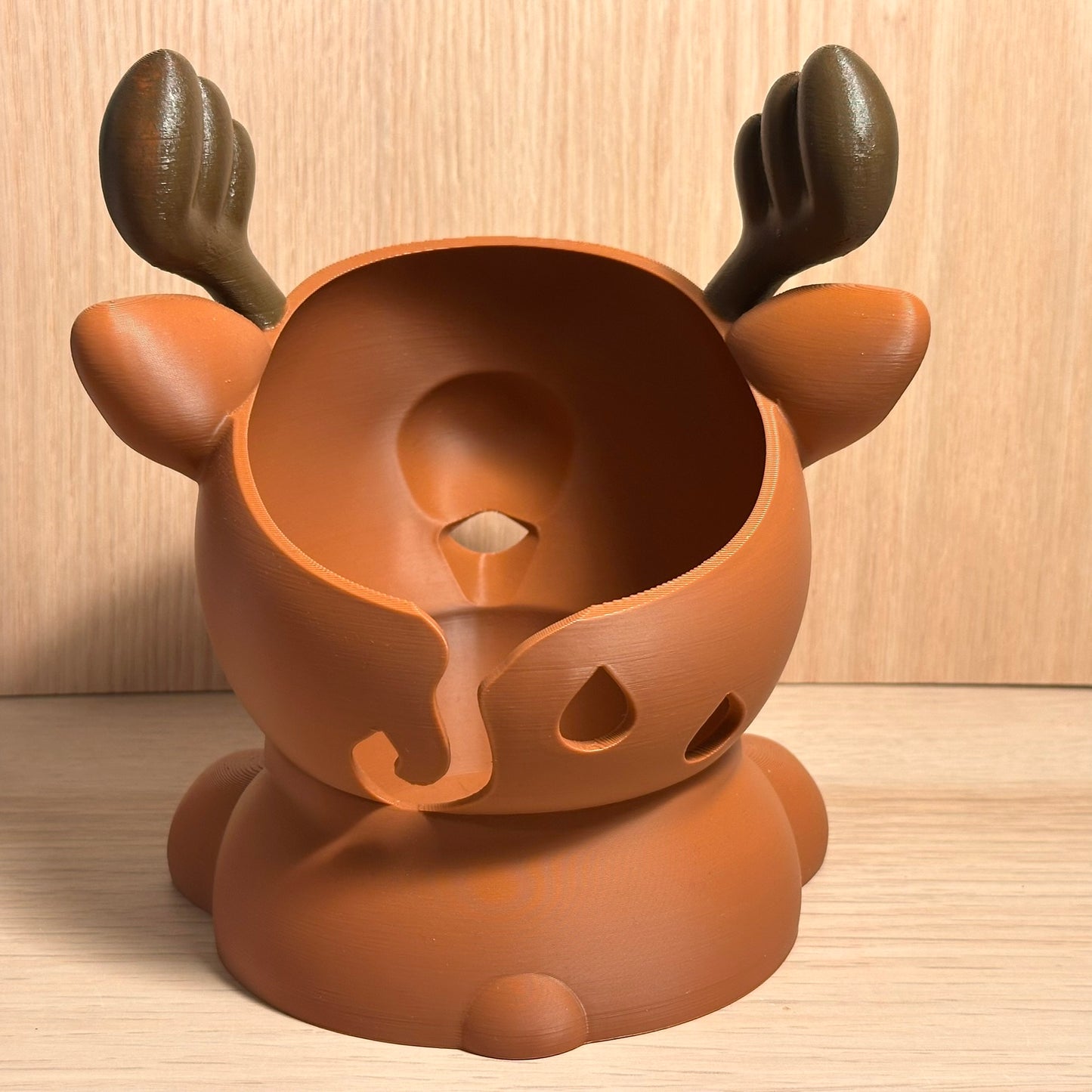 Bols à laine en forme de renne de Noël