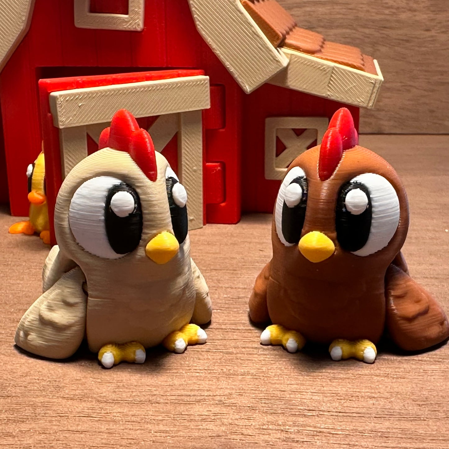 Poulailler de Colette – 3 Poules & 2 Poussins | Minimals-World