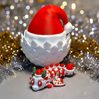 Noëlo  - Dragon de Noël articulé – Figurine Dragon