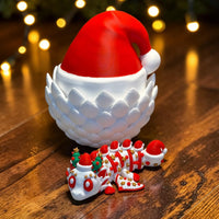 Noëlo  - Dragon de Noël articulé – Figurine Dragon