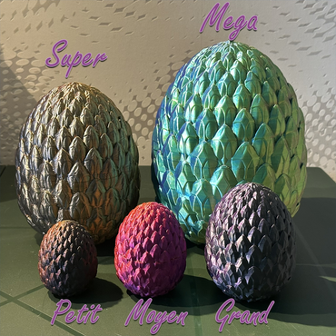 Tricolor dragon eggs