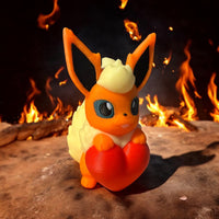 Figurine Pokémon amoureux Evoli (Eevee) et ses évolutions