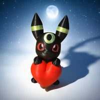 Figurine Pokémon amoureux Evoli (Eevee) et ses évolutions