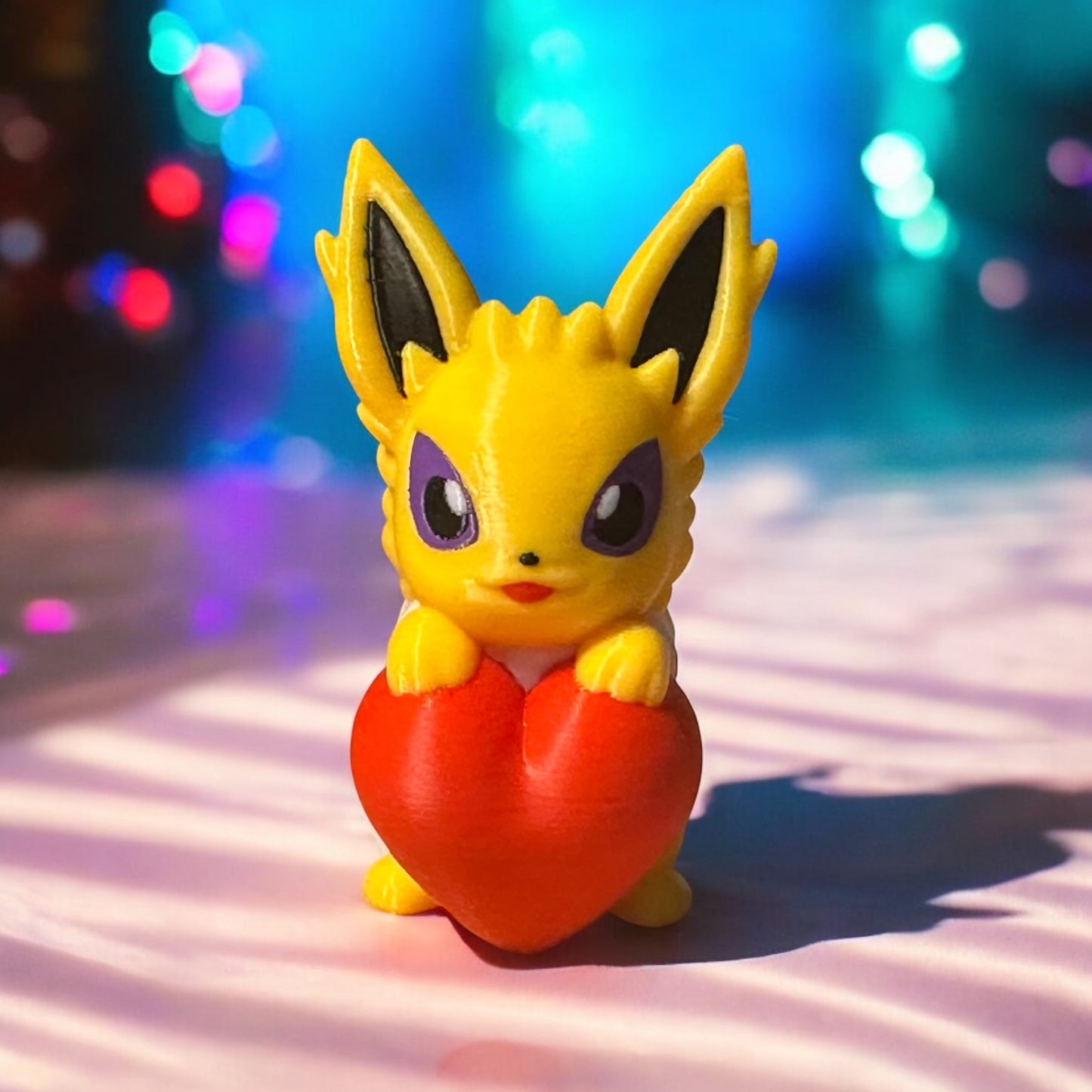 Figurine Pokémon amoureux Evoli (Eevee) et ses évolutions