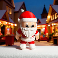 Christmas Action Figures - Santa, Reindeer &amp; Snowman