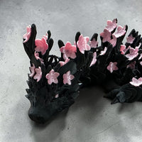 Dragon aux Fleurs de Cerisier – Figurine Articulée 3D