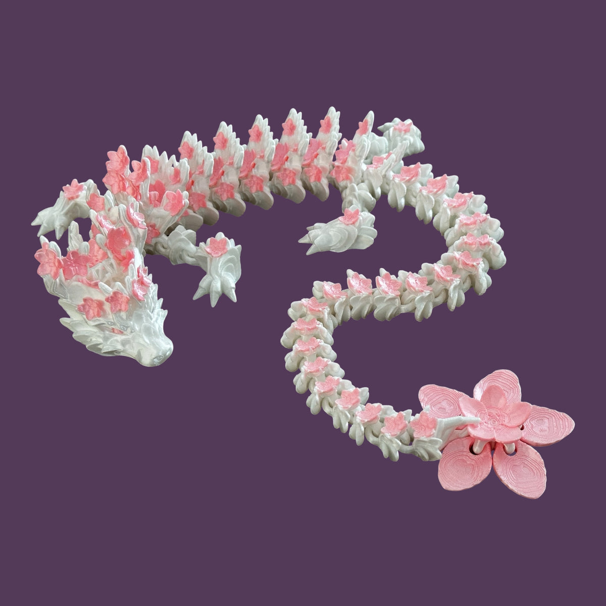 Kirschblüten-Drache – 3D-Gelenkfigur