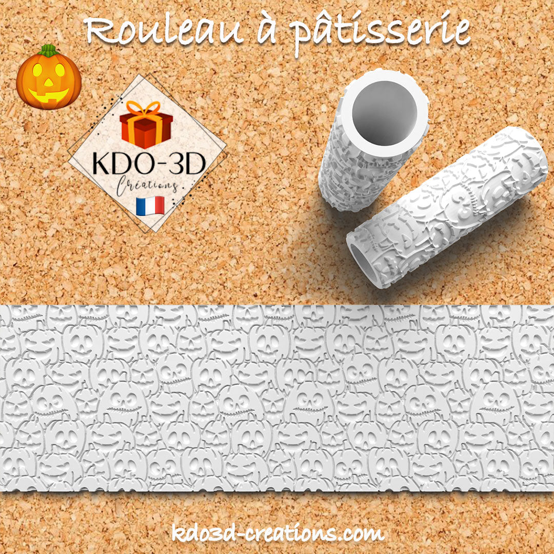 Halloween Rolling Pin – Pumpkin Patterns 2