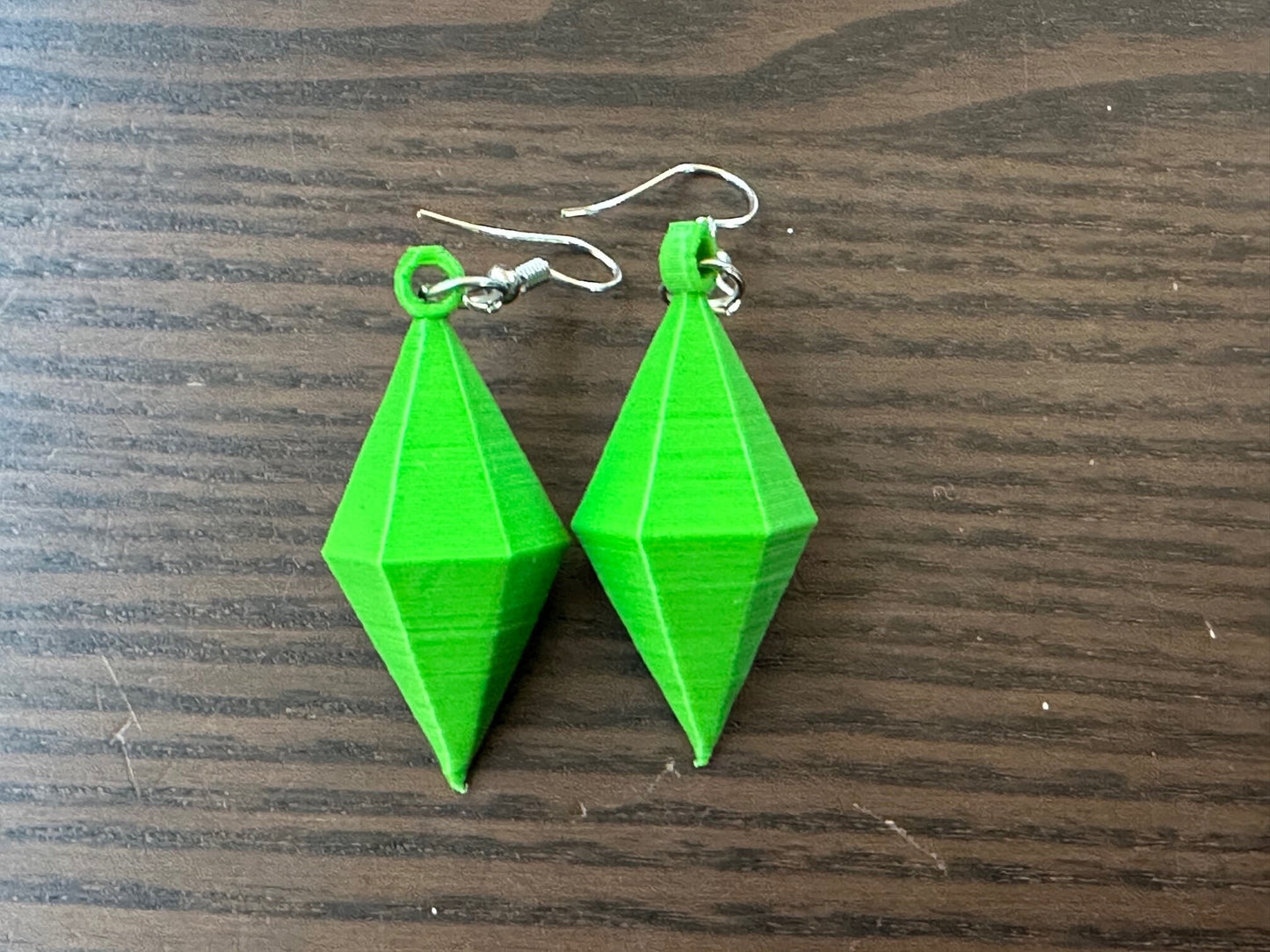 Boucle d'oreilles prisme plumbob Sims 4 - Bijoux Sims - earring Sims 4 - jewelry Sims