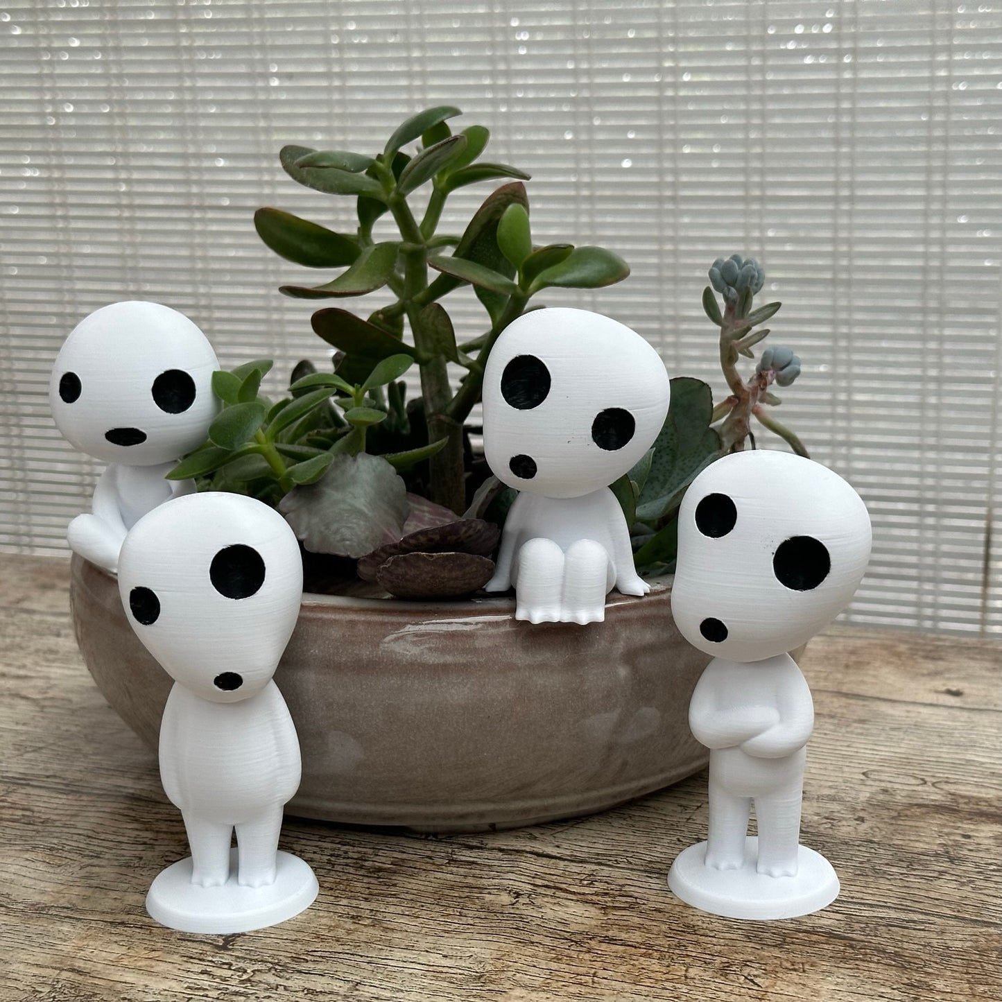 Kodama phosphorescent ghibli princesse mononoké décoration plantes