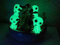 Kodama phosphorescent ghibli princesse mononoké décoration plantes