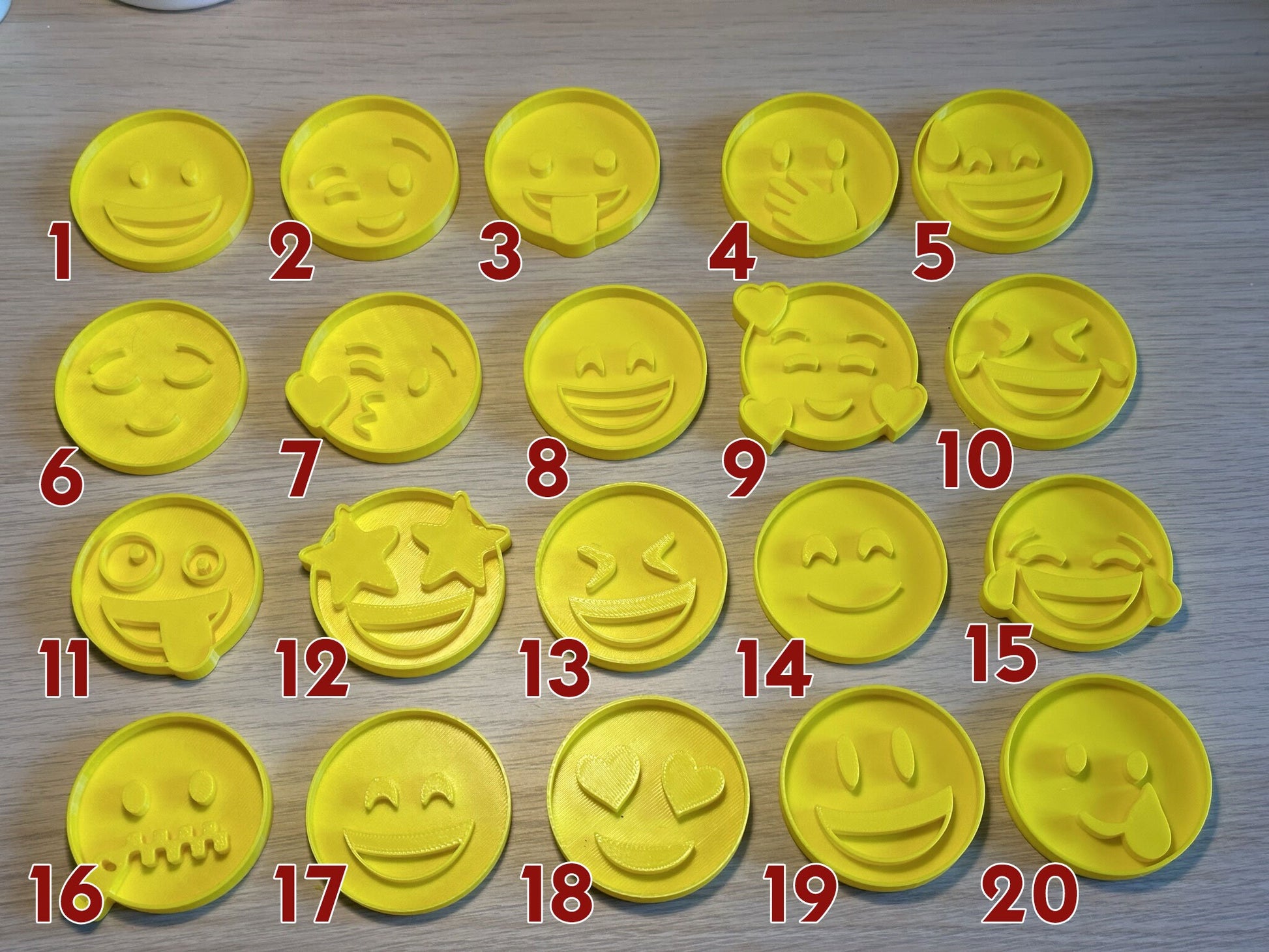 Emporte-pièces Emojis Smileys