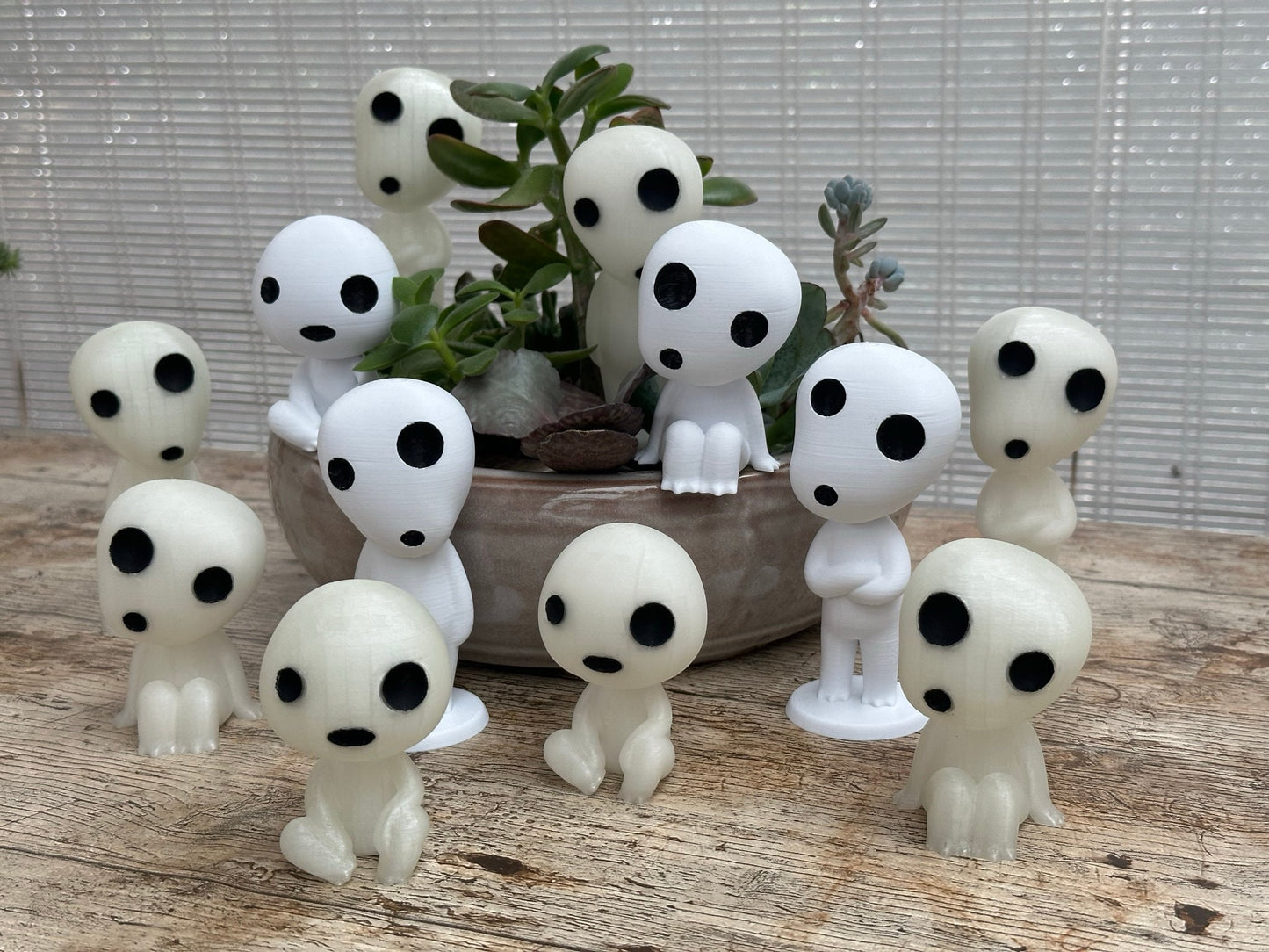 Kodama phosphorescent ghibli princesse mononoké décoration plantes