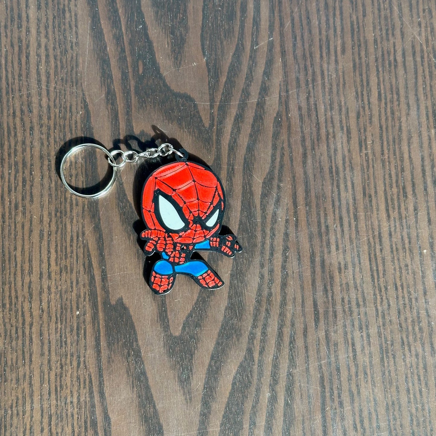 Porte-clés Spider-Man double face, keychain Marvel Avengers