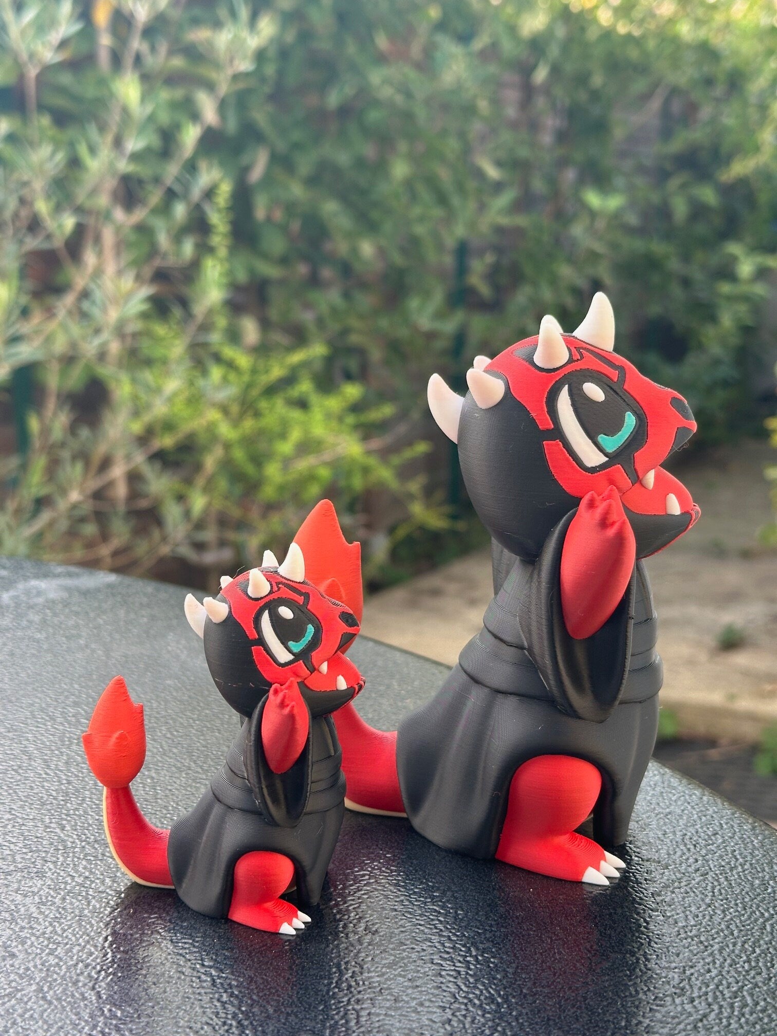 Figurine Salamèche version Darkmaul : L'alliance incandescente du monde Pokémon