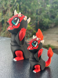 Figurine Salamèche version Darkmaul : L'alliance incandescente du monde Pokémon