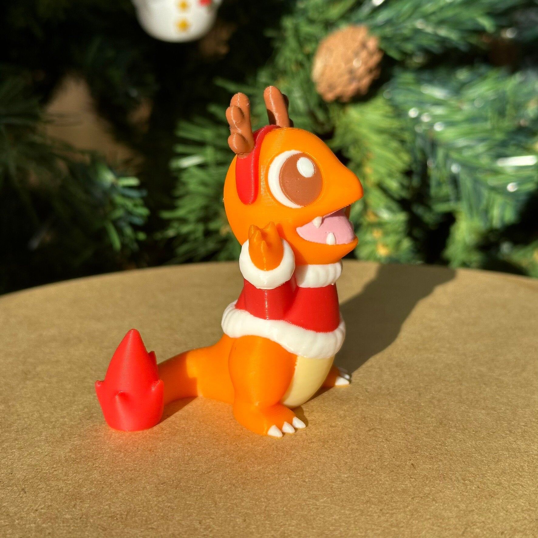 Figurine Pokémon Salamèche Édition Noël - Charmander