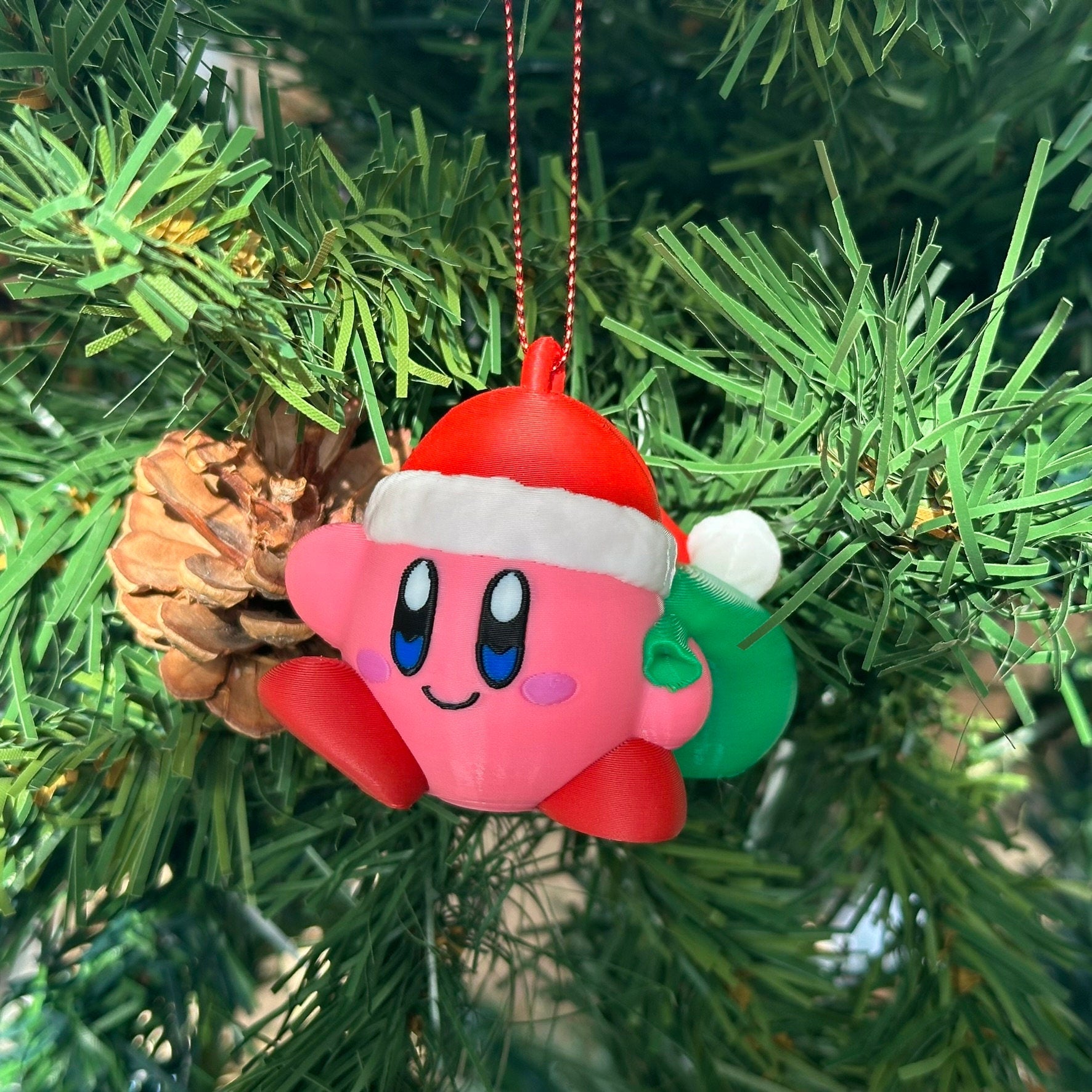 Boule de Noël Kirby, décoration de sapin de Noël Kirby